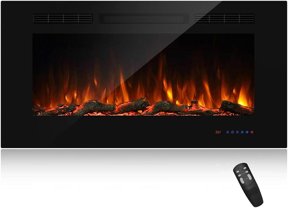 42" Recessed Electric Fireplace Insert