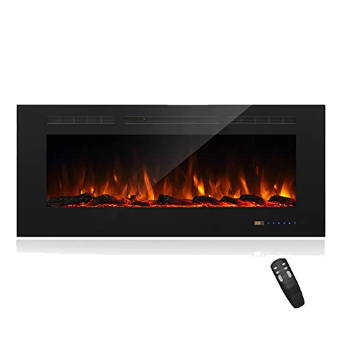 Masarflame 50" Recessed Electric Fireplace Insert