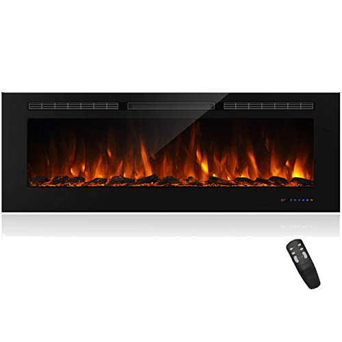 Masarflame 60" Recessed Electric Fireplace Insert